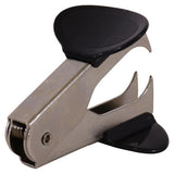 Staple Remover (Black) SR2018B, Black and Silver Staple Remover with Ergonomic Black Handles for Easy Staple Removal.