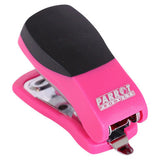 Stapler Plastic Mini Pink + Staples (1000 x 26/6), Pink and Black Mini Stapler with Staples Included