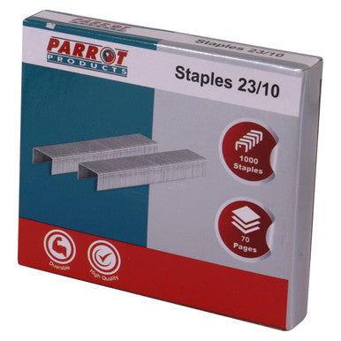 Staples (Staple Size: 23 / 10 - Box of 1000 - 50 Pages)