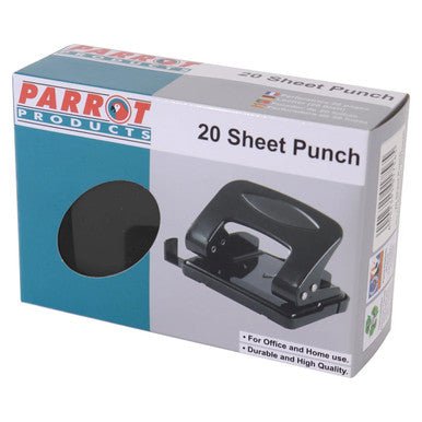 Steel Hole Punch (20 Sheets – Black)