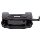 Steel Hole Punch (20 Sheets - Black), Black Handheld Paper Hole Puncher with Adjustable Punching Capacity.