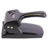 Steel Hole Punch (65 Sheets - Black), Close-Up Image Showing the Black Metal Hole Punch with Ergonomic Handle and Durable Construction.