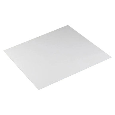 67 Brand Steel Sheet, 900 x 886 x 0.4 mm, a Flat, Silver-Grey Construction Material with a Smooth Surface, Ideal for Various Construction Applications, Displayed on a White Background.