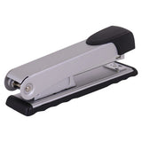 Silver Heavy-Duty Stapler by 67, with Black Accents, Loads 210 Standard Staples, Staples 20 Pages, and Suitable for Office and Home Use, Featuring a Durable and High-Quality Design in a Sleek Silver and Black Finish.