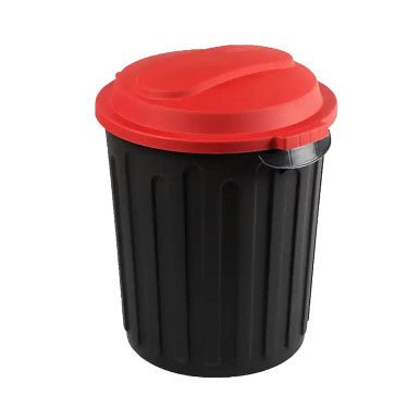 Street Smart 60L Dust Bin – Red Lid