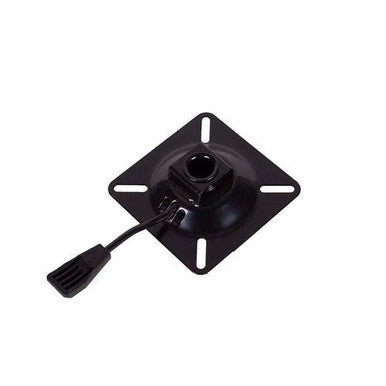 Black Swivel Plate Mechanism with Gas Lever by Office Stock South Africa, a Durable Seating Solution Featuring a Smooth Swivel Action and Gas Lever, Ideal for Office and Hospitality Environments.