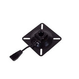 Black Swivel Plate Mechanism with Gas Lever by Office Stock South Africa, a Durable Seating Solution Featuring a Smooth Swivel Action and Gas Lever, Ideal for Office and Hospitality Environments.