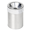 Table Top Ash Pillar with Funnel Lid – STAINLESS STEEL