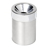 Table Top Ash Pillar with Funnel Lid – STAINLESS STEEL
