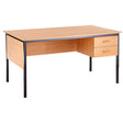 Teacher Desk in Melawood with One, Two or Three Drawer