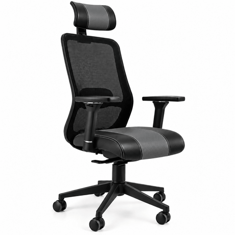 Tide Black on Black Mesh High-Back Office Chair