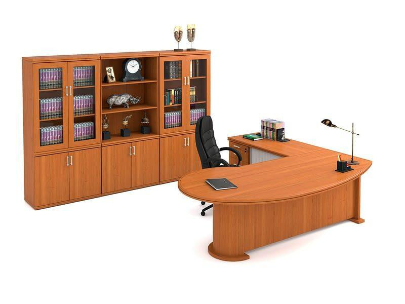 Titan Executive Desk in Veneer Wood