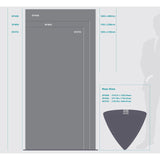 Triangular Tower Sign Frame (1100*2200mm)