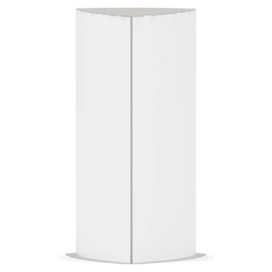 Triangular Tower Sign Frame (1200 x 2400 mm) SF4956, White Freestanding Sign Display with a Triangular Shape, Suitable for Outdoor or Indoor Signage.