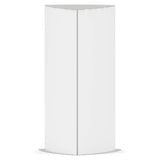Triangular Tower Sign Frame (1200 x 2400 mm) SF4956, White Freestanding Sign Display with a Triangular Shape, Suitable for Outdoor or Indoor Signage.