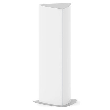 Triangular Tower Sign Frame (420 x 1800 mm) SF4150, White Triangular Tower Sign Frame for Outdoor Advertising.