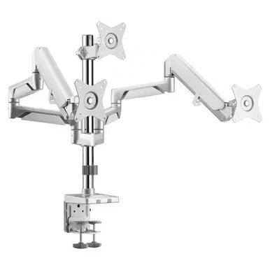 Triple Monitor Clamp Bracket with Gas Spring Arm