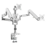 Triple Monitor Clamp Bracket with Gas Spring Arm