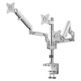 Triple Monitor Clamp Bracket with Gas Spring Arm
