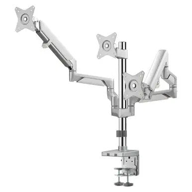 Triple Monitor Clamp Bracket with Gas Spring Arm - Additional View 3