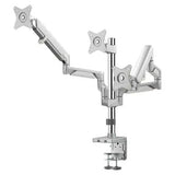 Triple Monitor Clamp Bracket with Gas Spring Arm - Additional View 3