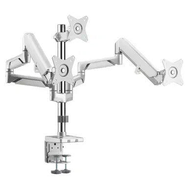 Triple Monitor Clamp Bracket with Gas Spring Arm