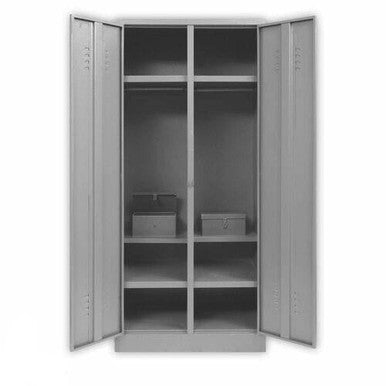 TRS2 Double Hostel Locker 2.5 Shelves and Money Box | Steel Furniture | Office Stock