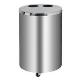 Two Division Stainless Steel Recycle Bin