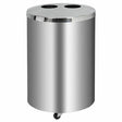 Two Division Stainless Steel Recycle Bin
