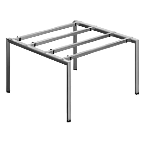 Two-Way Cluster Workstation Desk Frame