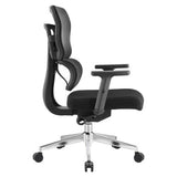 Up Ergo Medium-back Office Chair, Ergonomic Office Chair with a High-back, Cushioned Seat and Adjustable Armrests, Designed for Comfort and Support in a Professional Workspace.