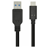 USB 3.0 cm to Am 2 Metres Cable, Black USB 3.0 to USB Type-A Cable with 2-metre Length for Connecting Devices.