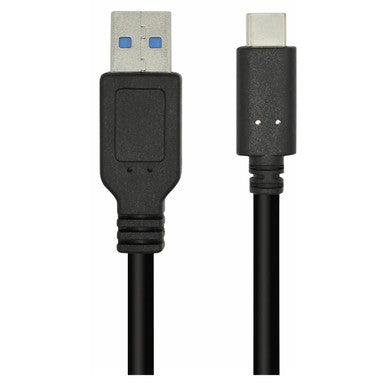 USB 3.0 cm to Am 2 Metres Cable, Black USB 3.0 to USB Type-A Cable with 2-metre Length for Connecting Devices.