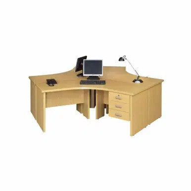 Value Three - Way Workstation Desk - Additional View 2