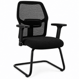 Venus Mesh Visitor Office Chair – Nero