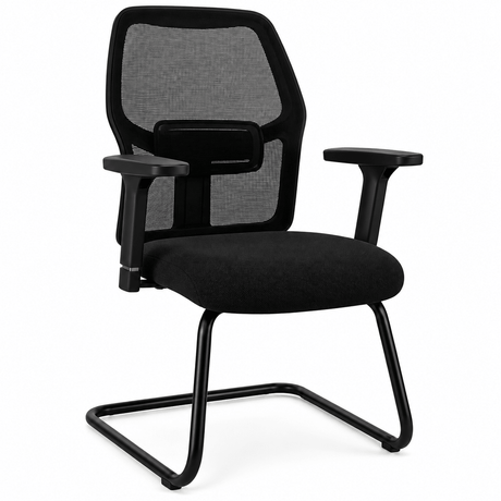 Venus Mesh Visitor Office Chair – Nero