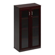 Volante Glass Hinge Door Stationary Cabinet