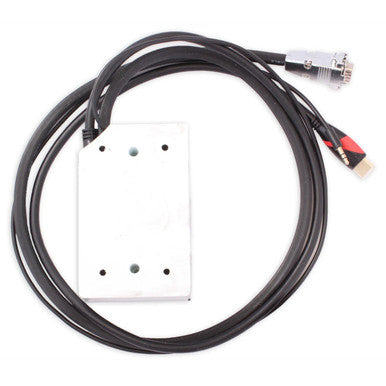 Wall Box Female HDMI | VGA | AUX | Ethernet | USB-A Port, Product Photo of a White Wall-Mounted Box with Multiple Cables Including HDMI, VGA, AUX, Ethernet, and USB-A Ports for Connectivity.