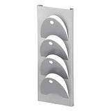 Wall Mounted D - Line Small Magazine Brochure Holder