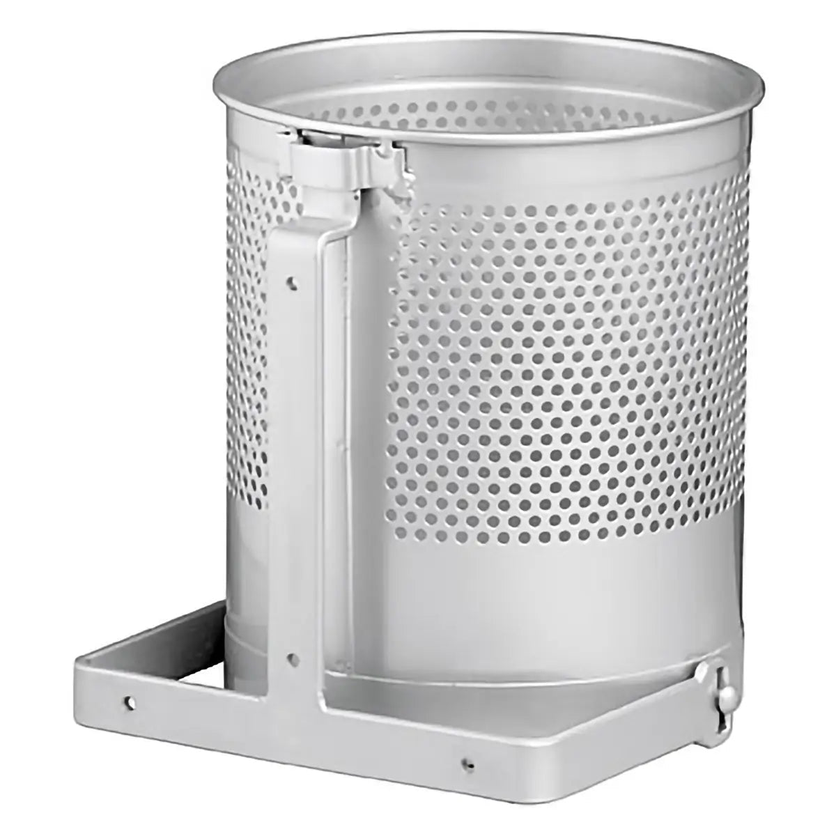 Wall Mounted Waste Paper Bin – SILVER