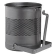 Wall Mounted Waste Paper Bin – BLACK