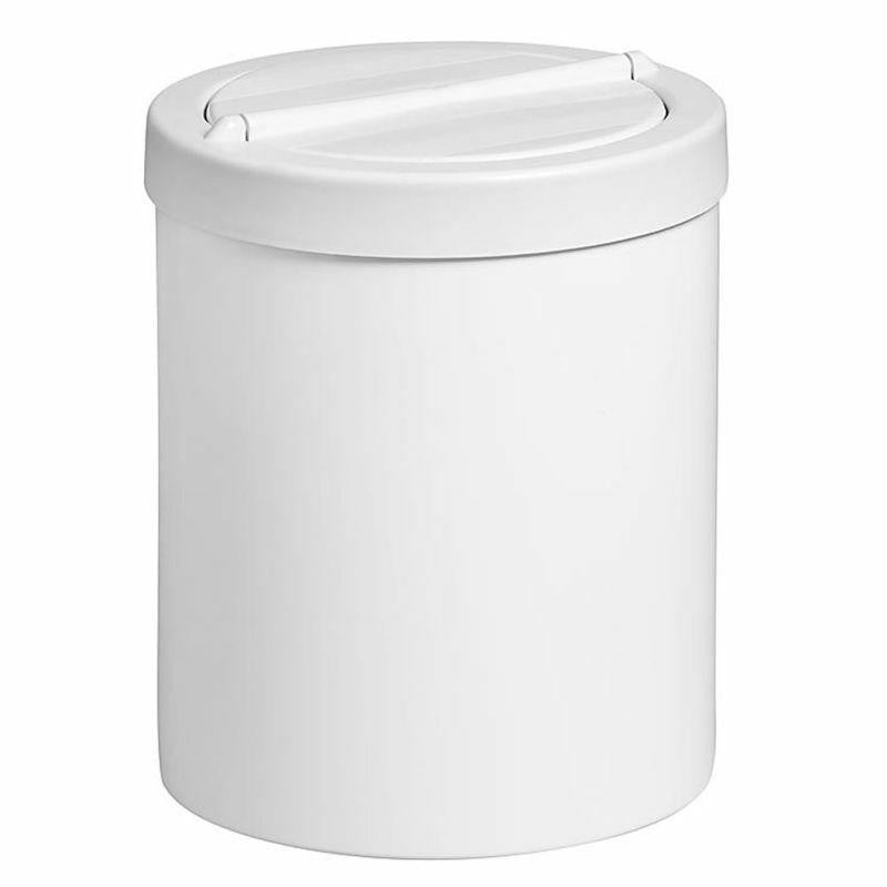 Waste Paper Bin With Flip Top Lid