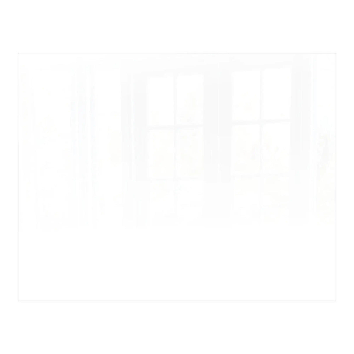 Decorative Glass Wall Tile (898 X 700 X 6mm) White RAL9010