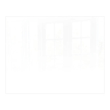 Decorative Glass Wall Tile (898 x 700 X 6mm) White RAL9010