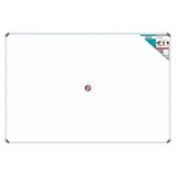 Whiteboard 1500 x 1200 mm (Magnetic) BD0960, Large White Dry-Erase Magnetic Board for Office or Classroom Use.