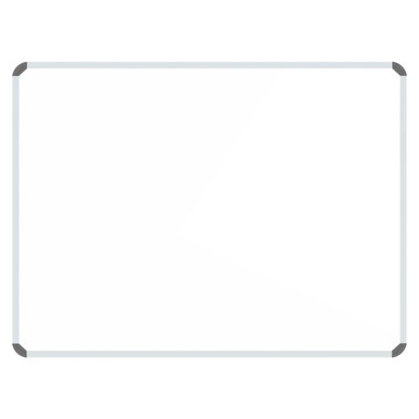 Whiteboard 600 x 450 mm (Magnetic) BD0920, a Large Magnetic Whiteboard with a Sleek White Writing Surface and Aluminium Frame.