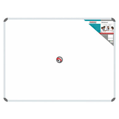 Whiteboard 600 x 450 mm (Magnetic) BD0920, Large Rectangular Whiteboard with a Magnetic Surface and Aluminium Frame for Efficient Writing and Display.