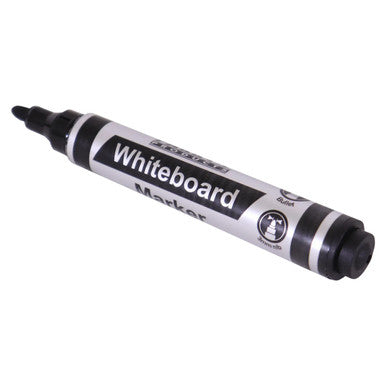 Whiteboard Markers (10 Markers - Bullet Tip - Black)
