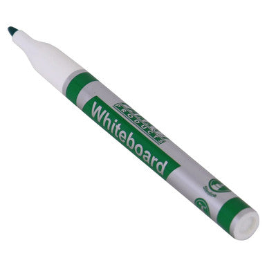 Whiteboard Markers, Set of 10 Green Slimline Tip Markers with Product Code PW2001G.