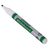 Whiteboard Markers, Set of 10 Green Slimline Tip Markers with Product Code PW2001G.